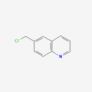 Chemical structure of 6-(Chloromethyl)quinoline