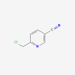 Chemical structure of 6-(Chloromethyl)nicotinonitrile
