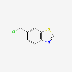 Chemical structure of 6-(Chloromethyl)benzothiazole