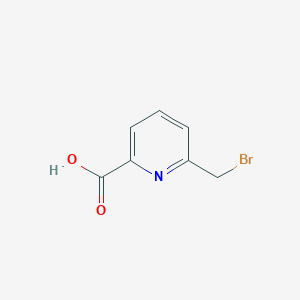 Chemical structure of 6-(broMoMethyl)picolinic acid