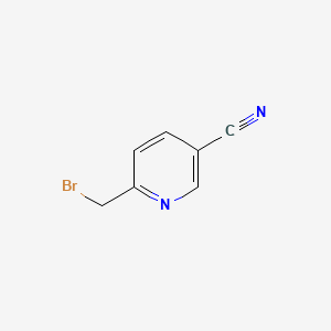 Chemical structure of 6-(Bromomethyl)nicotinonitrile