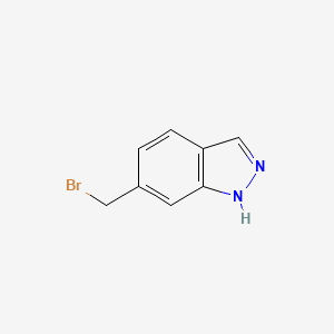 Chemical structure of 6-(bromomethyl)-2H-indazole