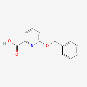 Chemical structure of 6-(Benzyloxy)pyridine-2-carboxylic acid