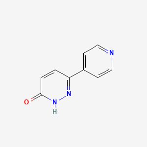 Chemical structure of 6-(Pyridin-4-yl)pyridazin-3(2H)-one
