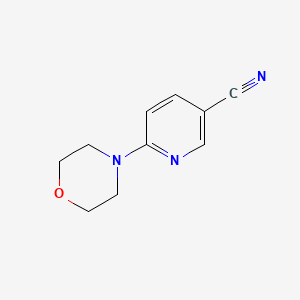 Chemical structure of 6-Morpholinonicotinonitrile