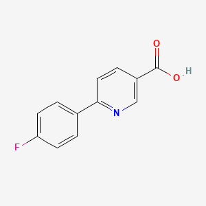 Chemical structure of 6-(4-Fluorophenyl)nicotinic acid