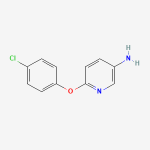 Chemical structure of 6-(4-Chlorophenoxy)pyridin-3-amine