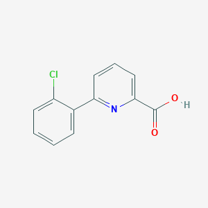 Chemical structure of 6-(2-Chlorophenyl)-2-pyridinecarboxylic Acid
