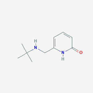 Chemical structure of 6-((tert-Butylamino)methyl)pyridin-2(1H)-one