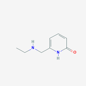 Chemical structure of 6-((Ethylamino)methyl)pyridin-2(1H)-one