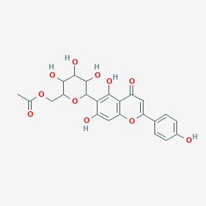 Chemical structure of 6“-O-Acetylisovitexin