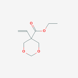 Chemical structure of Ethyl 5-vinyl-1,3-dioxane-5-carboxylate