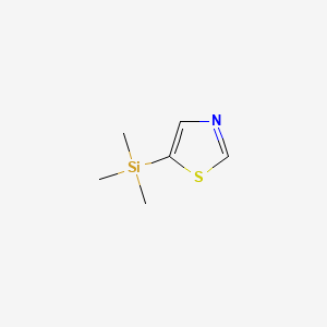 Chemical structure of 5-Trimethylsilylthiazole