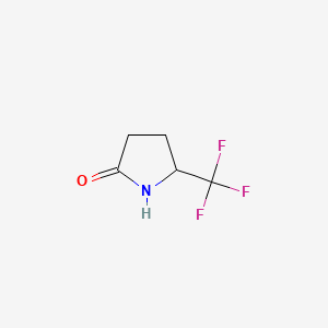 Chemical structure of 5-Trifluoromethyl-pyrrolidin-2-one