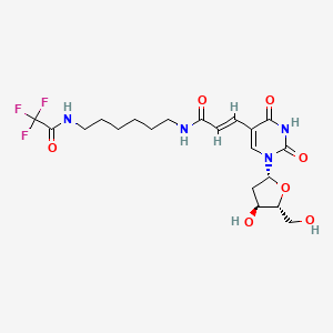Chemical structure of TFA-aha-dU