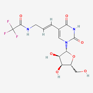 Chemical structure of 5-TFA-aa-uridine