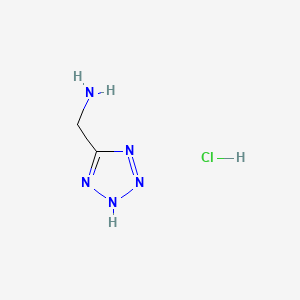Chemical structure of 5-Tetrazolemethanamine Hydrochloride