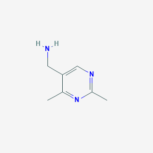 Chemical structure of (2,4-Dimethylpyrimidin-5-yl)methanamine