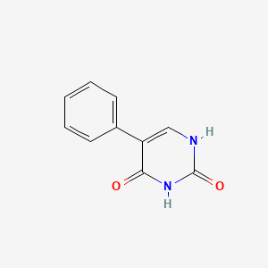 Chemical structure of 5-Phenyluracil