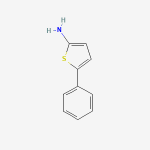 Chemical structure of 5-Phenylthiophen-2-amine