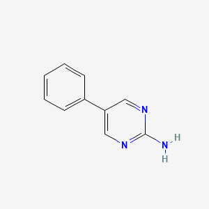 Chemical structure of 5-Phenylpyrimidin-2-amine