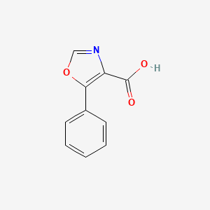 Chemical structure of 5-Phenyloxazole-4-carboxylic Acid