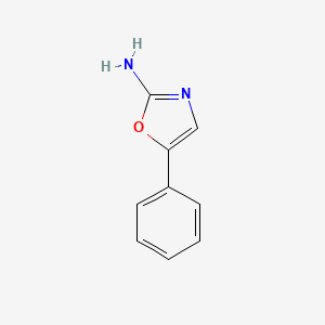 Chemical structure of 5-Phenyloxazol-2-amine