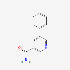 Chemical structure of 5-Phenylnicotinamide