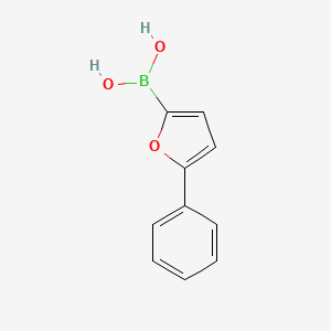 Chemical structure of 5-Phenylfuran-2-boronic acid