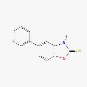 Chemical structure of 5-Phenylbenzoxazole-2-thiol
