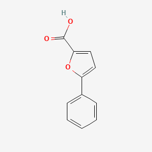 Chemical structure of 5-Phenyl-2-furancarboxylic Acid