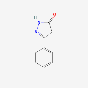 Chemical structure of 3-Phenyl-5-pyrazolone