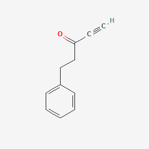 Chemical structure of 5-Phenyl-1-pentyn-3-one