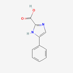 Chemical structure of 5-Phenyl-1H-imidazole-2-carboxylic acid