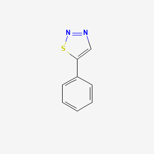 Chemical structure of 5-Phenyl-1,2,3-thiadiazole
