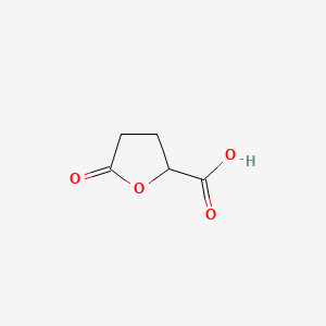 Chemical structure of 5-Oxotetrahydrofuran-2-carboxylic acid