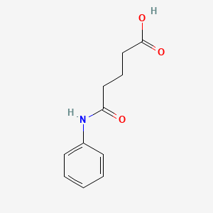 Chemical structure of Glutaranilic acid