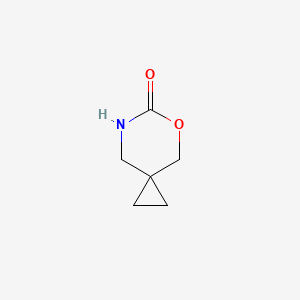 Chemical structure of 5-oxa-7-azaspiro[2.5]octan-6-one