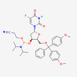 Chemical structure of 5-Fluorodeoxyuridine-CE phosphoramiditefor cyclon
