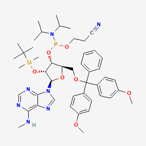 Chemical structure of N6-Me-rA phosphoramidite