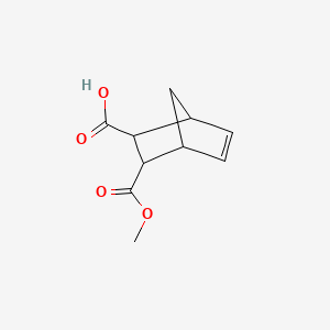 Chemical structure of 5-Norbornene-2,3-Dicarboxylic Acid Monomethyl Ester