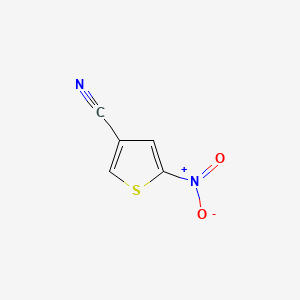 Chemical structure of 5-Nitrothiophene-3-carbonitrile