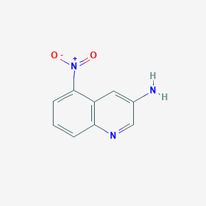 Chemical structure of 5-Nitroquinolin-3-amine
