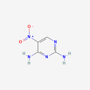 Chemical structure of 5-Nitropyrimidine-2,4-diamine