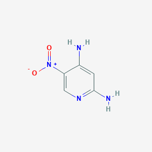 Chemical structure of 5-Nitropyridine-2,4-diamine
