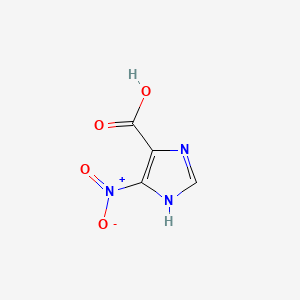 Chemical structure of 5-Nitroimidazole-4-carboxylic Acid