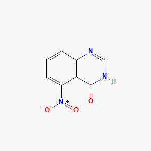 Chemical structure of 5-Nitroquinazolin-4-ol