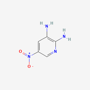 Chemical structure of 5-Nitro-2,3-pyridinediamine