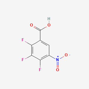 Chemical structure of 5-Nitro-2,3,4-trifluorobenzoic Acid