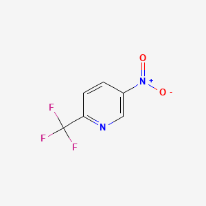 Chemical structure of 5-Nitro-2-(trifluoromethyl)pyridine